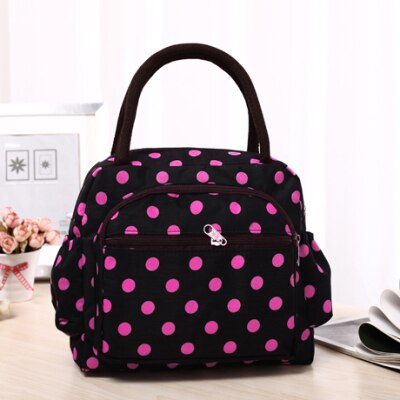 Portable Lunch Bag Thermal Insulated Tote Cooler Bag