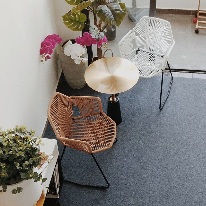 Nordic Modern Simple Woven Chairs