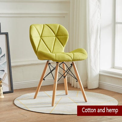 Nordic Dining Chair Desk Makeup Stool