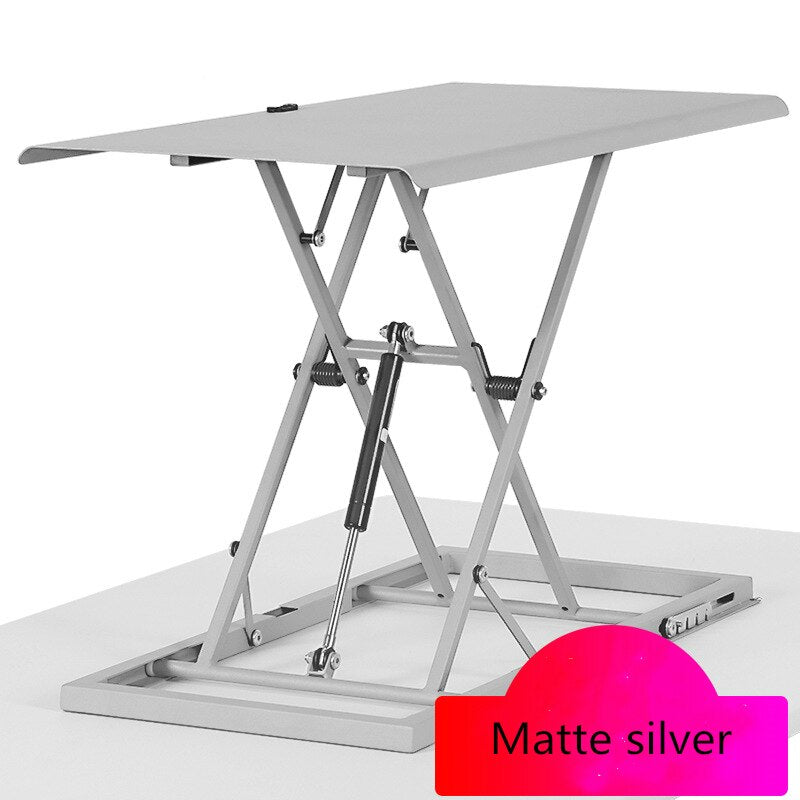 Teds High Quality Pneumatic Lifting Laptop Computer Table Metal