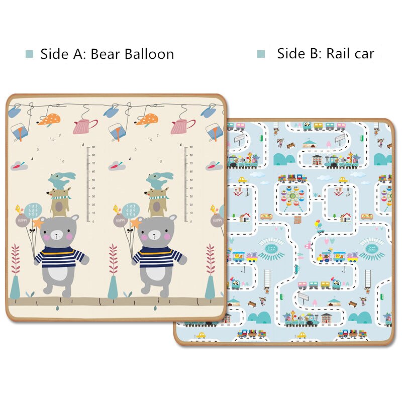 Play Mat for Children Crawling Pad Folding Mat Baby Carpet Rug