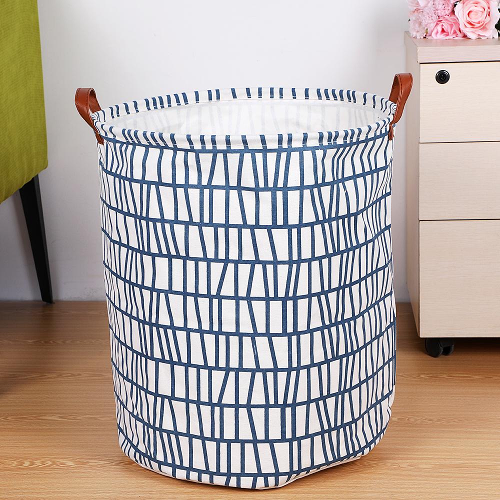 Folding Laundry Basket Storage Bucket Organizer