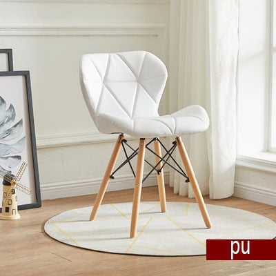 Nordic Dining Chair Desk Makeup Stool
