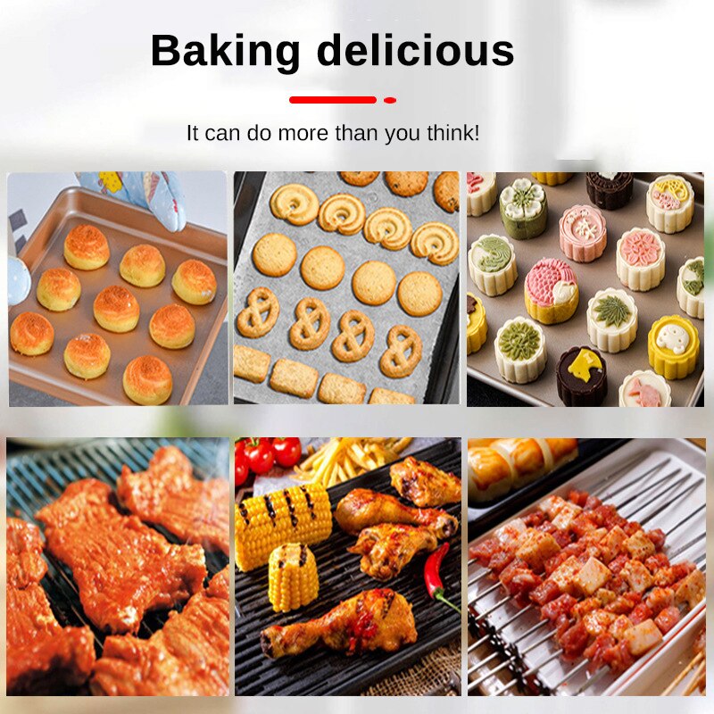 Rectangular Baking Tray Nonstick Carbon Steel Baking Pan Cake