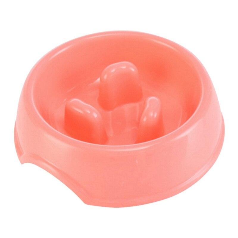 Pet Dog Feeding Food Bowls Puppy Slow Eating Feeder