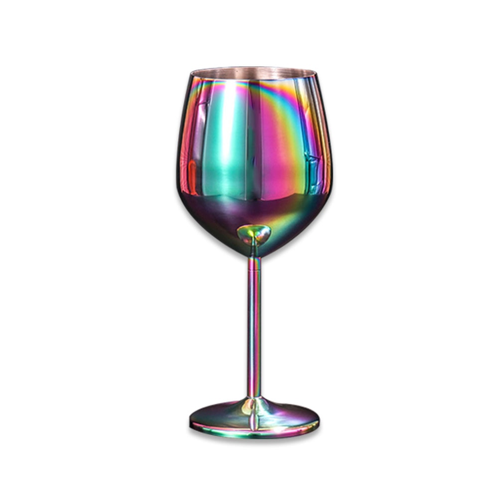 Stainless Steel Single Layer Goblet Wine Glass