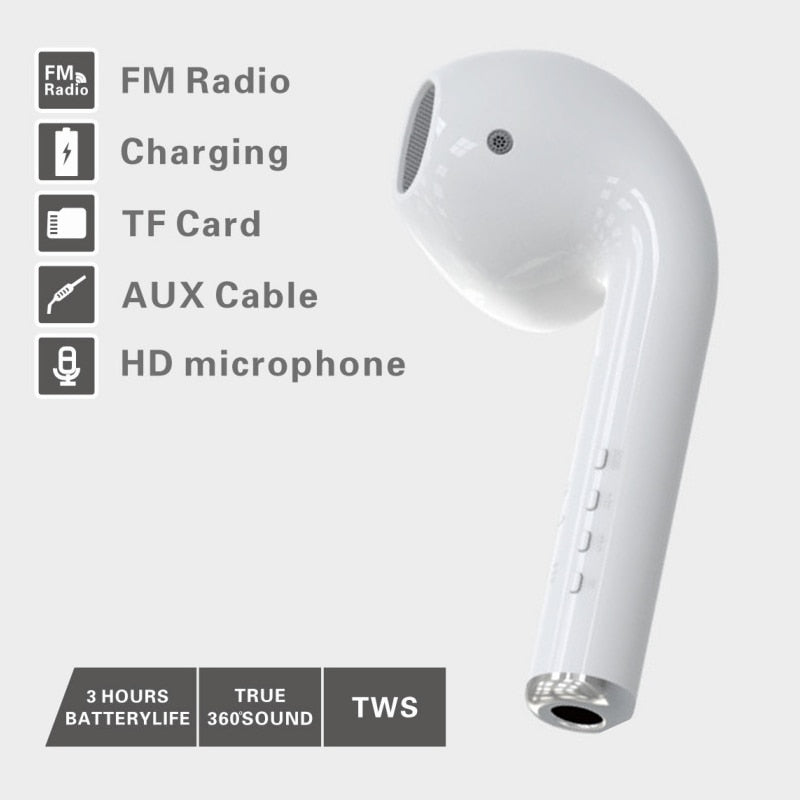 Giant Portable Headset Bluetooth Speaker with FM Radio Mic TF Card AUX Cable
