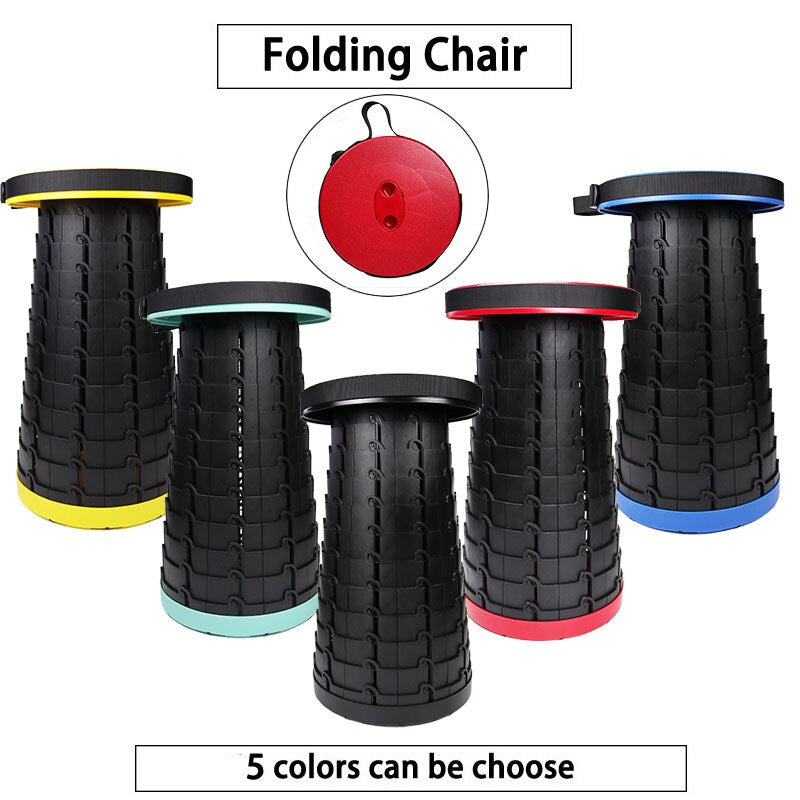 Telescopic Portable Chair Stool for Camping Traveling Picnic