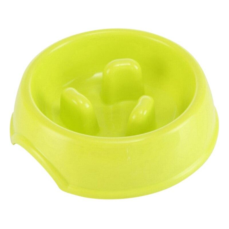 Pet Dog Feeding Food Bowls Puppy Slow Eating Feeder