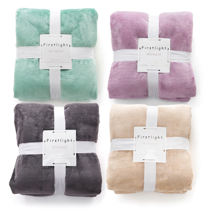 Flannel Fleece Throw Blankets Plush Soft and Warm