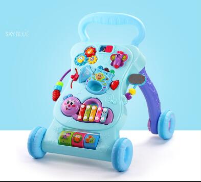 Baby Walker Anti-Rollover With Music