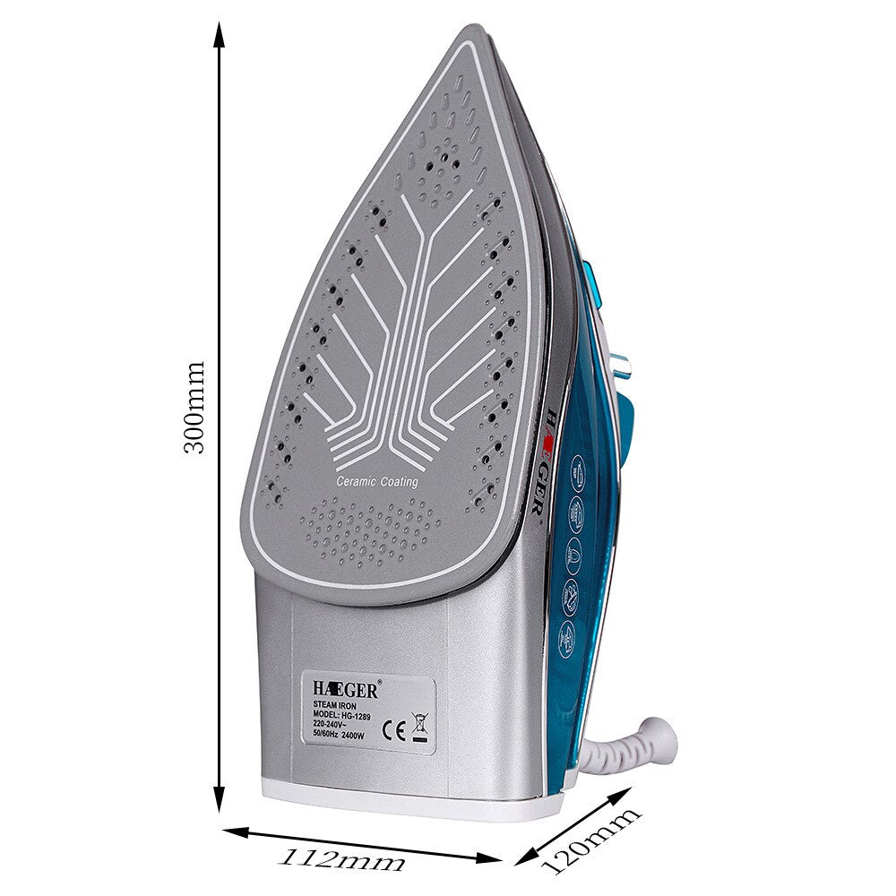 Portable Steam Iron 5 Speed Adjust Clothes Ironing Steamer