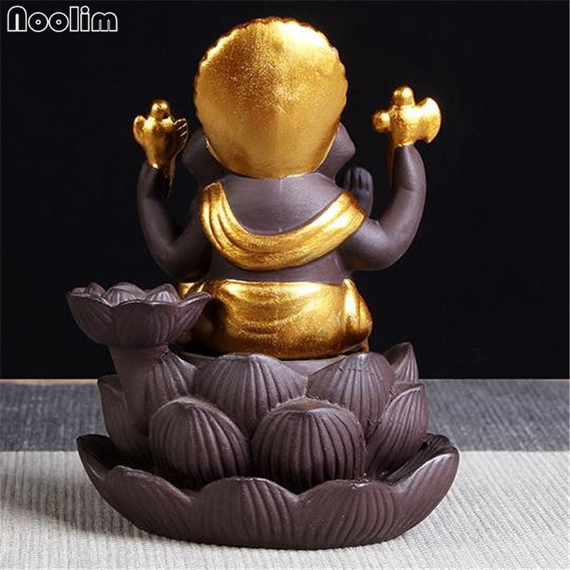 Ganesha Backflow Incense Burner