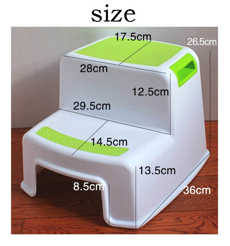 Plastic Footrest Baby Bathroom Foot Ladder Stools