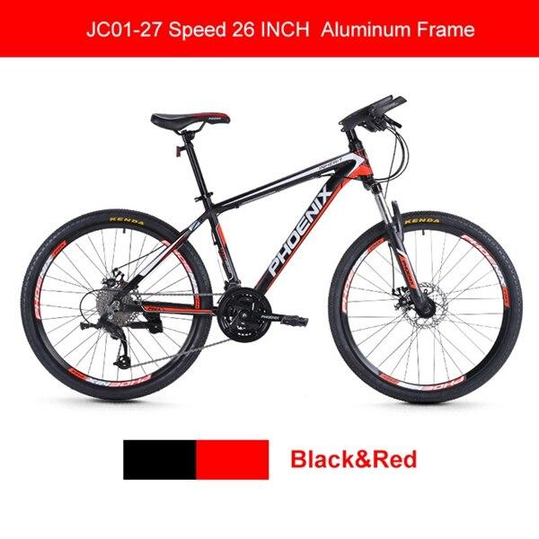 Phoenix Mountain Bike Speed Steel Bicycle MTB Suspension Fork Bicycle