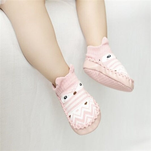 Set of 2 Infant First Walkers Cotton Newborn Toddler Boy Shoes