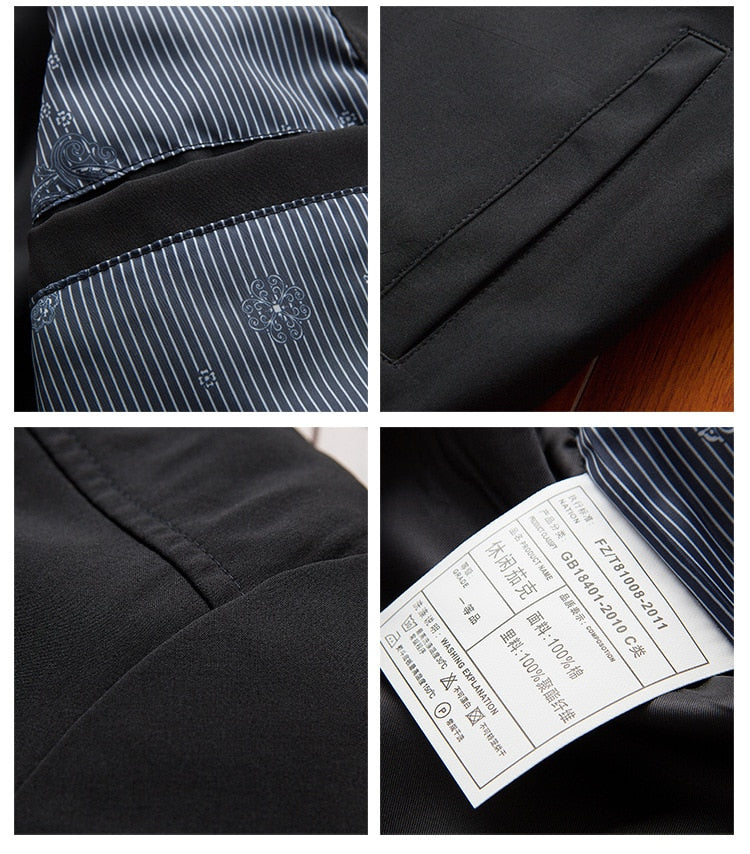 Spring New Men's Bomber Zipper Jacket Male Casual