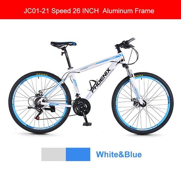 Phoenix Mountain Bike Speed Steel Bicycle MTB Suspension Fork Bicycle