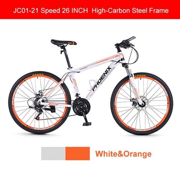 Phoenix Mountain Bike Speed Steel Bicycle MTB Suspension Fork Bicycle