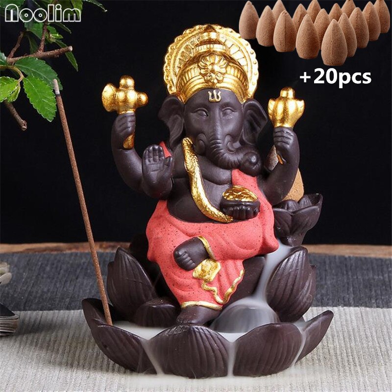 Ganesha Backflow Incense Burner