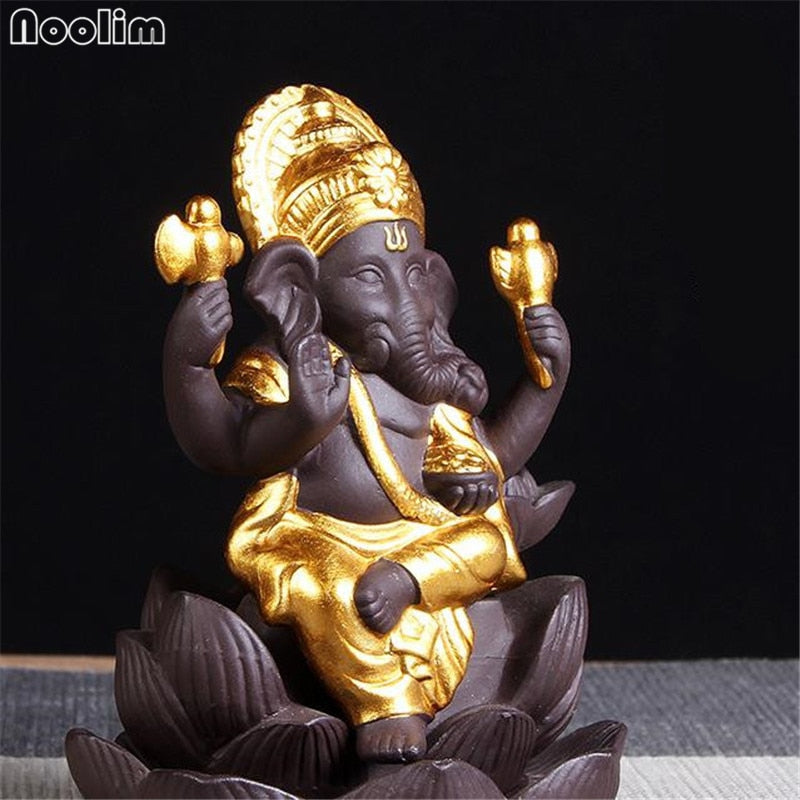 Ganesha Backflow Incense Burner
