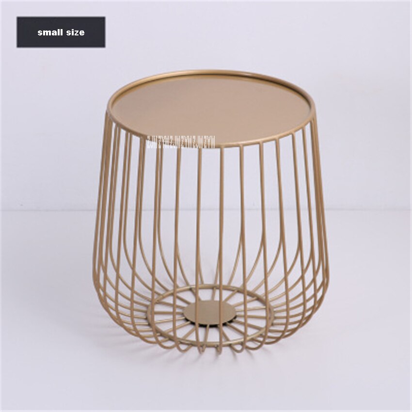 Pumpkin Shape Storage Round Coffee Tea Table Side Table
