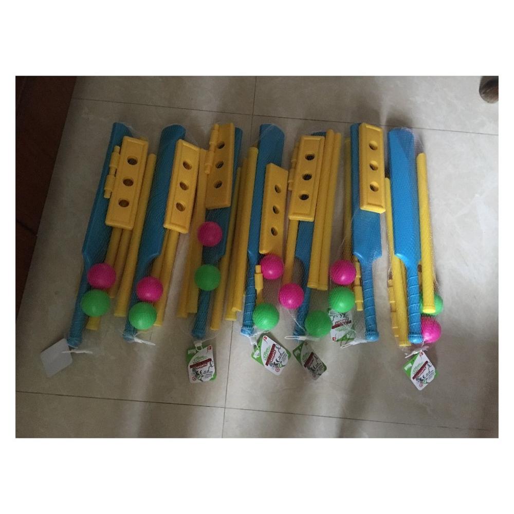 Children's Plastic Cricket Bat Balls Set Sports Toys