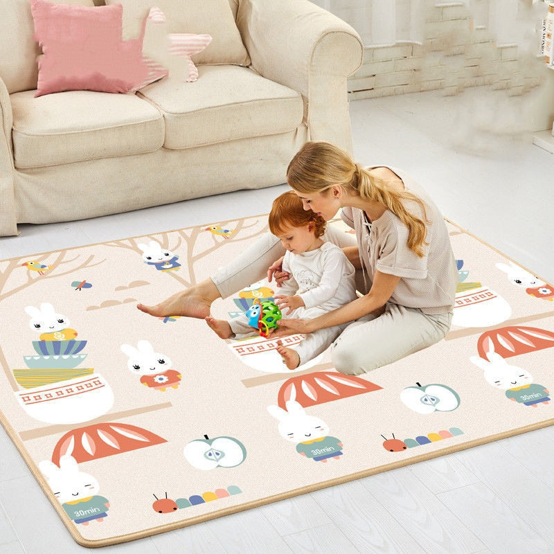 Play Mat for Children Crawling Pad Folding Mat Baby Carpet Rug