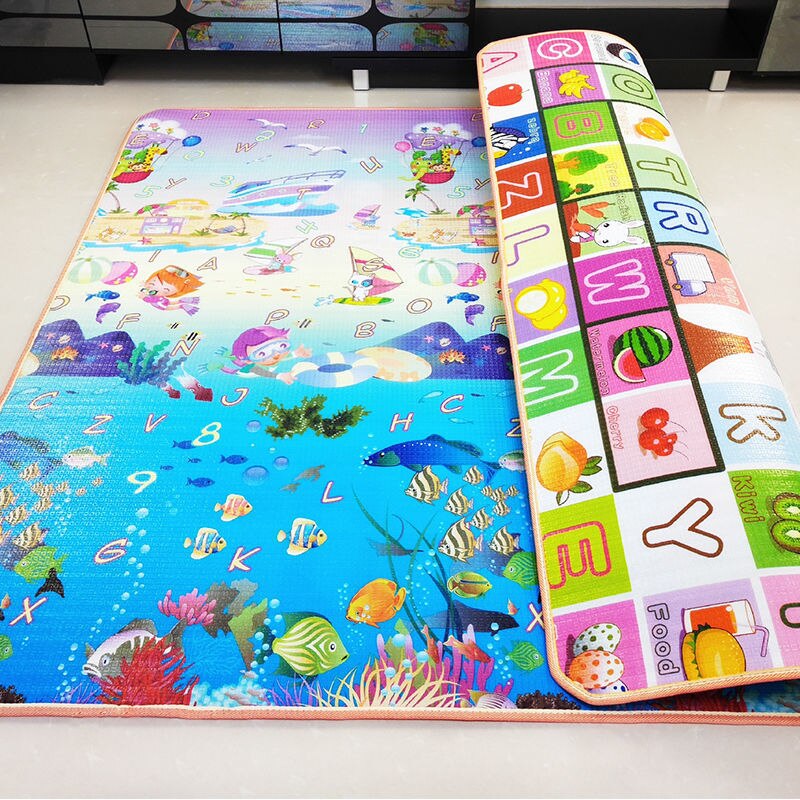 Play Mat for Children Crawling Pad Folding Mat Baby Carpet Rug