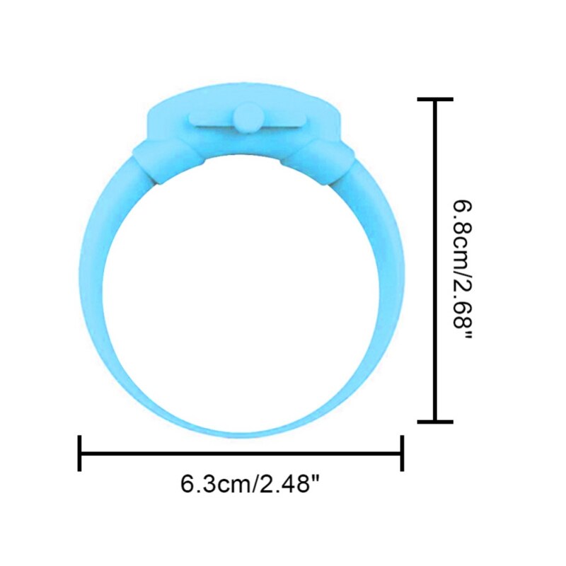 Portable Hand Sanitizer Dispensing Silicone Wearable Dispenser Pump Wrist Band