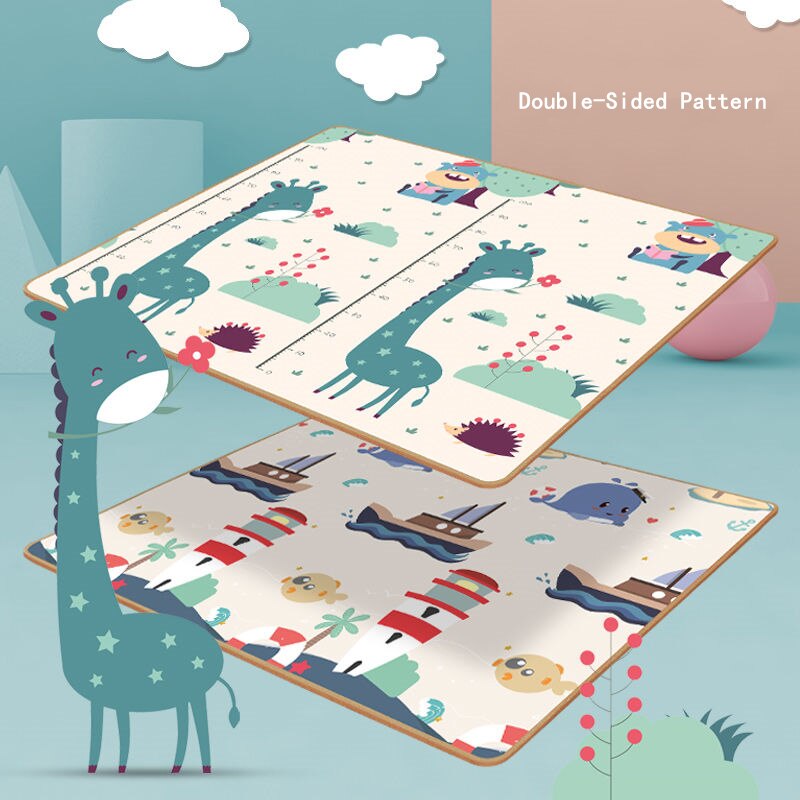 Play Mat for Children Crawling Pad Folding Mat Baby Carpet Rug