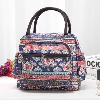 Portable Lunch Bag Thermal Insulated Tote Cooler Bag