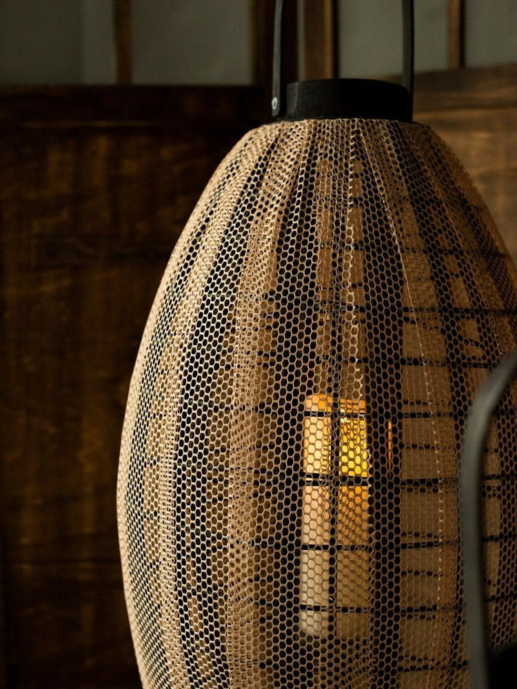 Nordic Style Floor Lantern Lamp Courtyard Garden Decorations