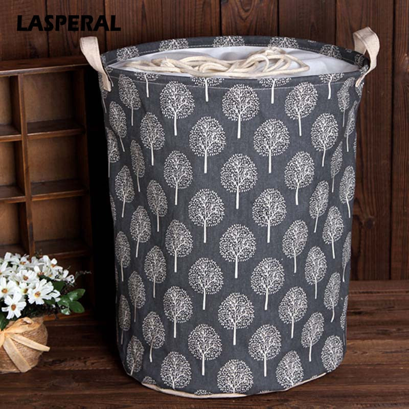 Folding Laundry Basket Storage Bucket Organizer
