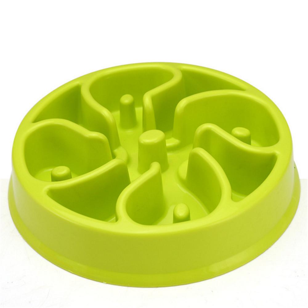 Pet Dog Feeding Food Bowls Puppy Slow Eating Feeder