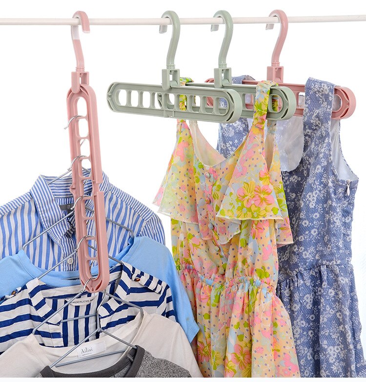 Pack of 4 Clothes hanger 8-piece Wardrobe Smart Rotating Hanger
