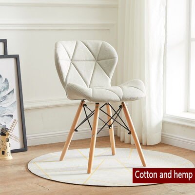 Nordic Dining Chair Desk Makeup Stool