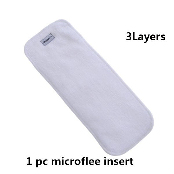 Pack of 5 - Reusable Cloth Diaper Adjustable Baby Nappies Washable Fit 3-15 kg