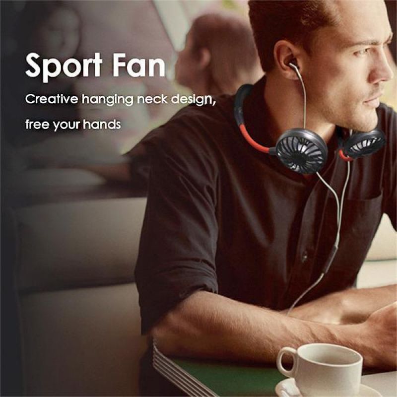 Mini USB Neck Rechargeable Fan