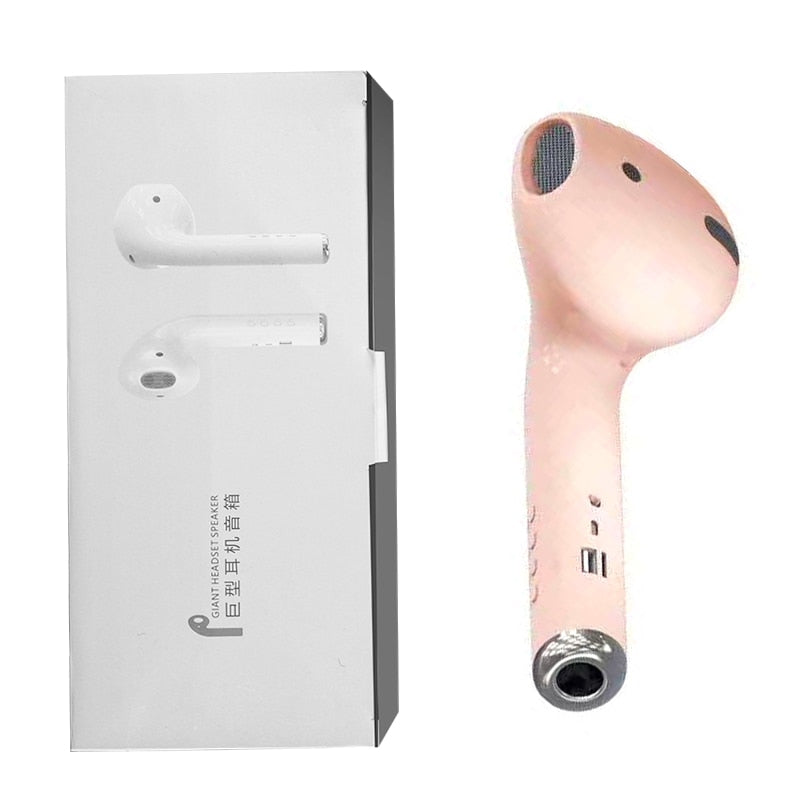 Giant Portable Headset Bluetooth Speaker with FM Radio Mic TF Card AUX Cable