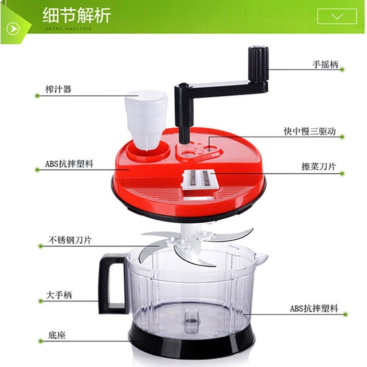 Manual Meat Grinder Machine Food Processor