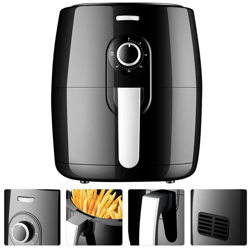 5.5L Kitchen Air Fryer Household Large Capacity Electric Air Fryer For Home Restaurant