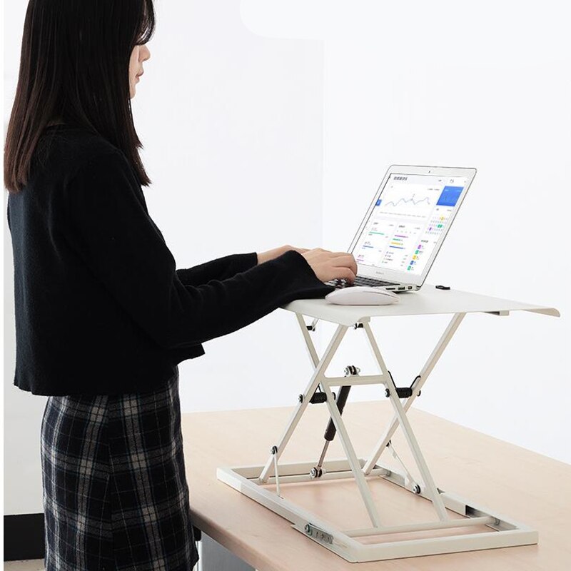 Teds High Quality Pneumatic Lifting Laptop Computer Table Metal