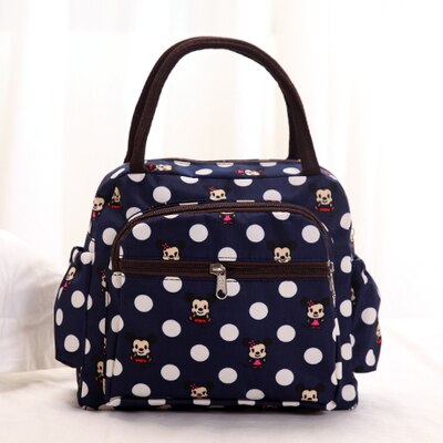 Portable Lunch Bag Thermal Insulated Tote Cooler Bag