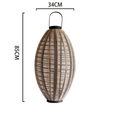 Nordic Style Floor Lantern Lamp Courtyard Garden Decorations