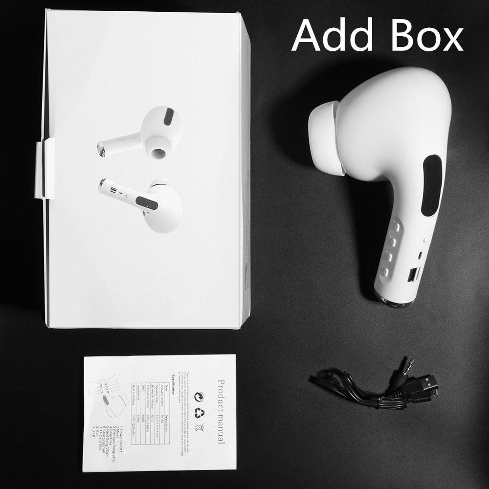 Giant Portable Headset Bluetooth Speaker with FM Radio Mic TF Card AUX Cable