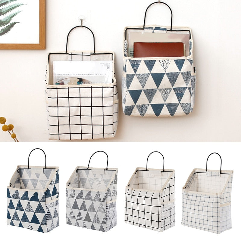 Hanging Storage Bag Organizer Magazine Holder