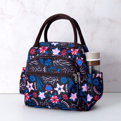 Portable Lunch Bag Thermal Insulated Tote Cooler Bag