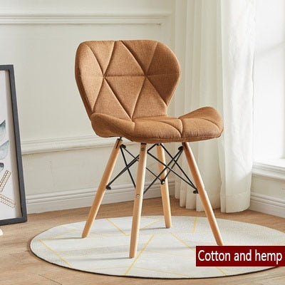 Nordic Dining Chair Desk Makeup Stool
