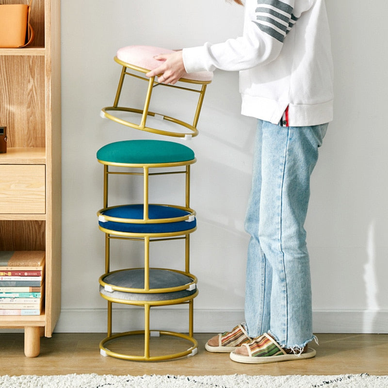 Nordic Furniture Simple Light Luxury Low Stool